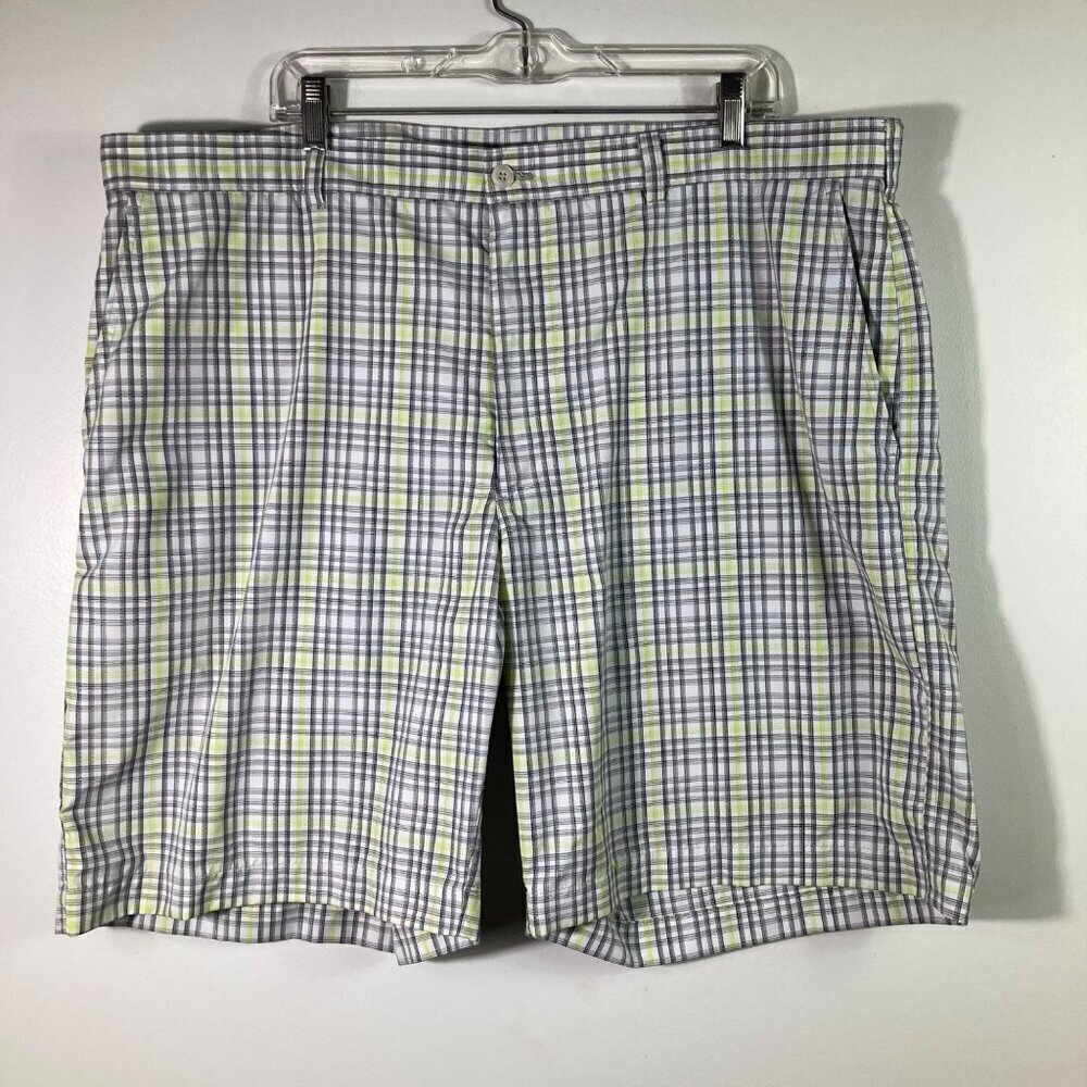 Mens Ben Hogan Performance Golf Collection 10" Plaid Shorts 42
